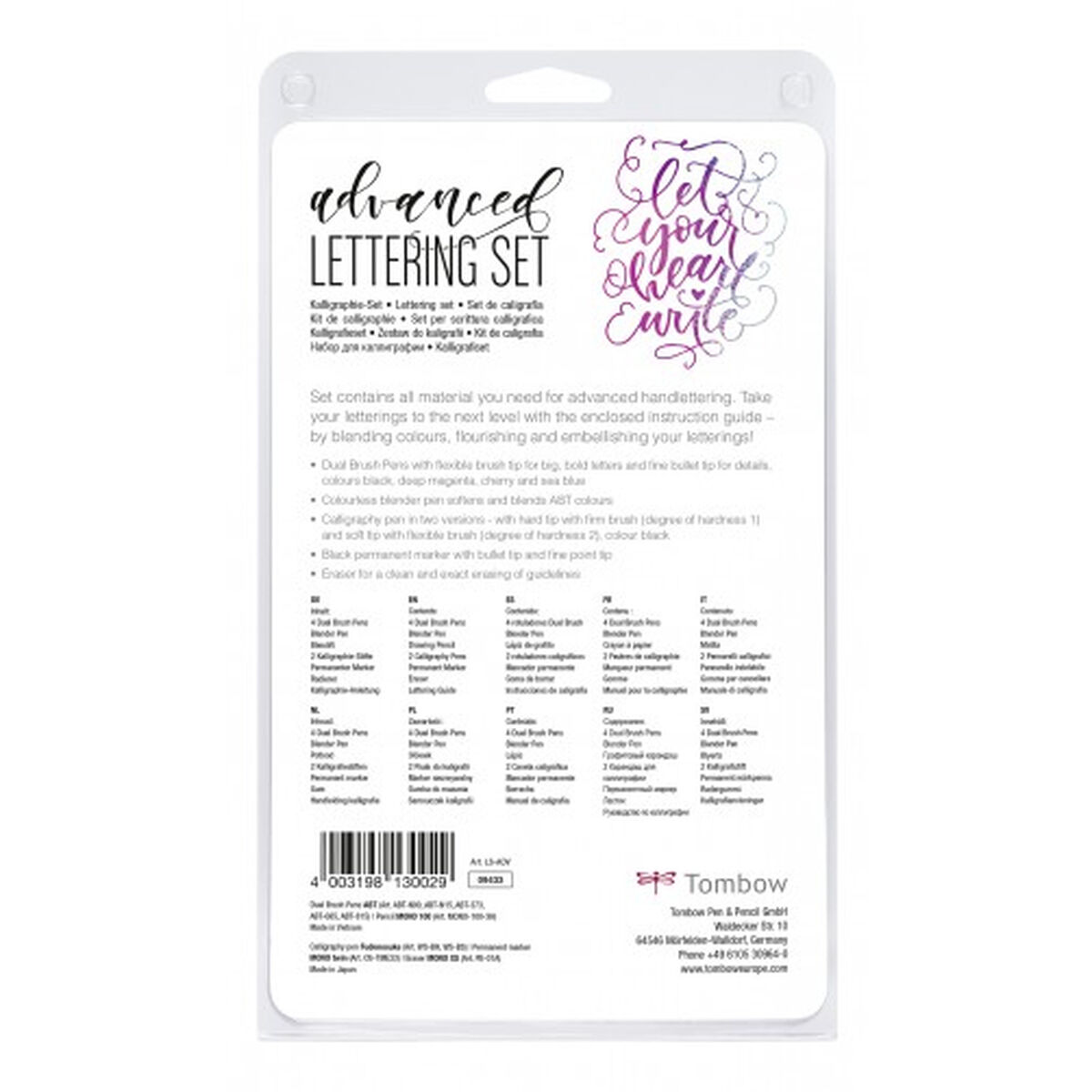 Kaligrafski set Tombow Advanced Lettering